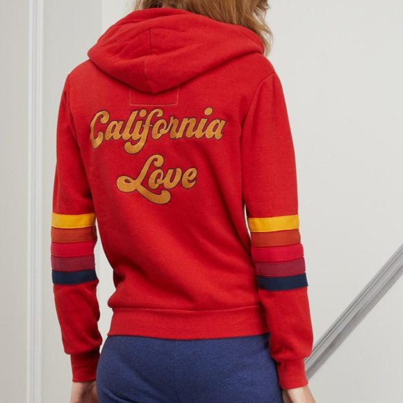 Aviator Nation Tops - Aviator Nation California Love Zip-Up Hoodie